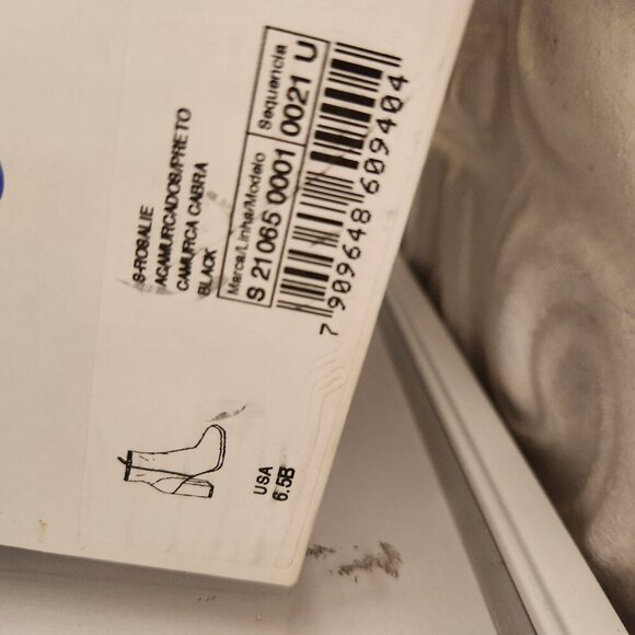 SCHUTZ "Rosalie" Suede Block Heeled Zip Booties. NIB. Size 6.5 - Picture 3 of 11